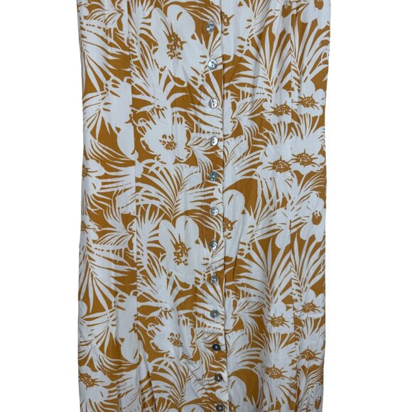 L Space Swimwear Seaside Escape Summer Jams Button Down Sleeveless Dress - S/P - Picture 4 of 5